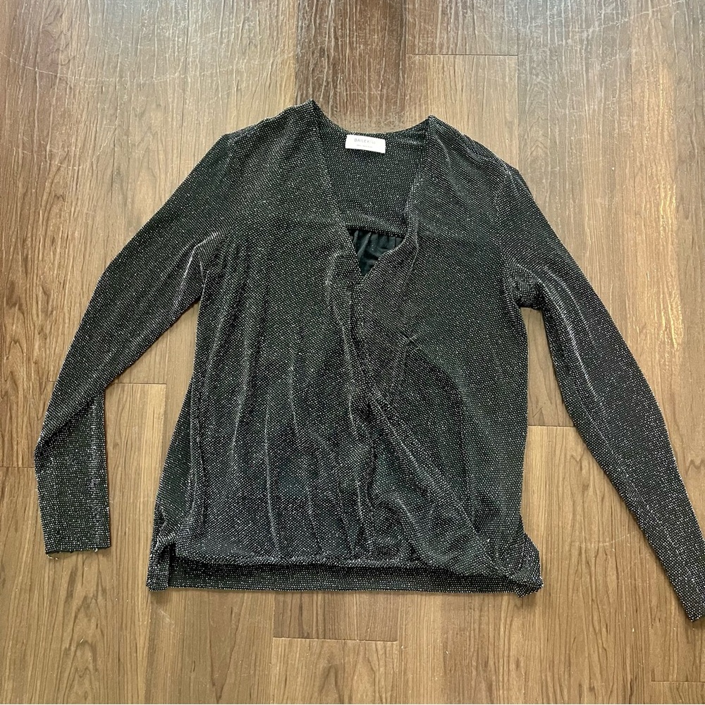 Bailey 44 Glittering Black Top
